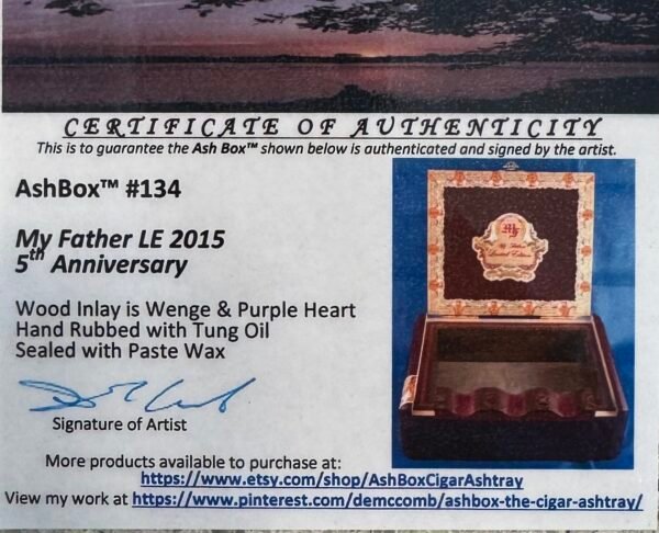 Cigar Ash Box - Image 3