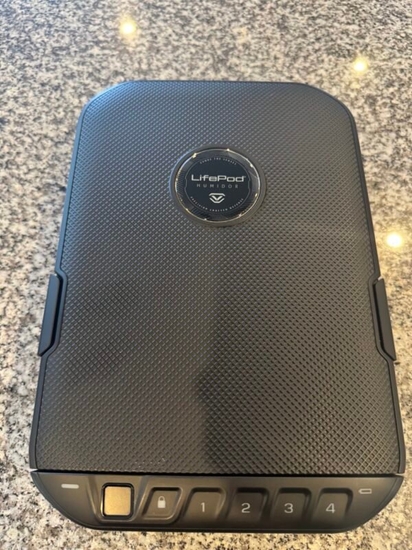 LifePod 2.0 Humidor with Biometric Scanner, Bluetooth & Built-In Lock - Image 2