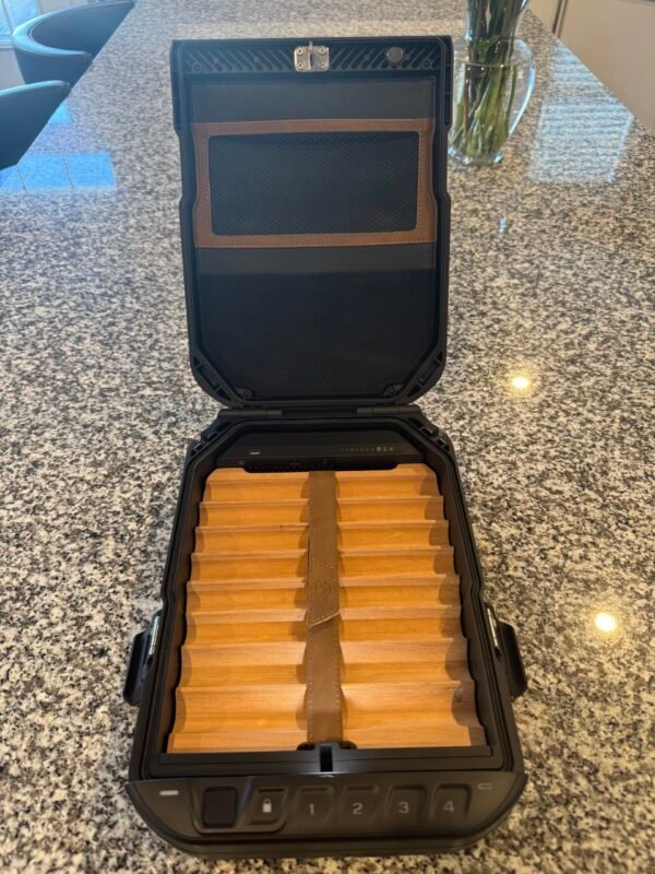 LifePod 2.0 Humidor with Biometric Scanner, Bluetooth & Built-In Lock