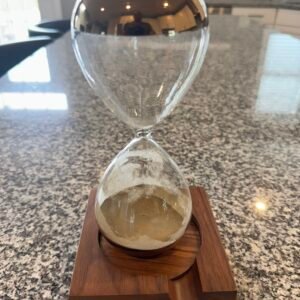 Davidoff Hourglass and Wooden Coaster Set