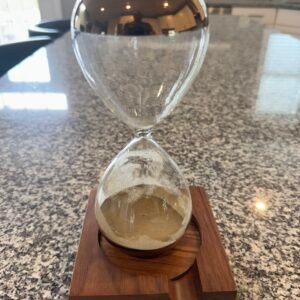 Davidoff Hourglass and Wooden Coaster Set
