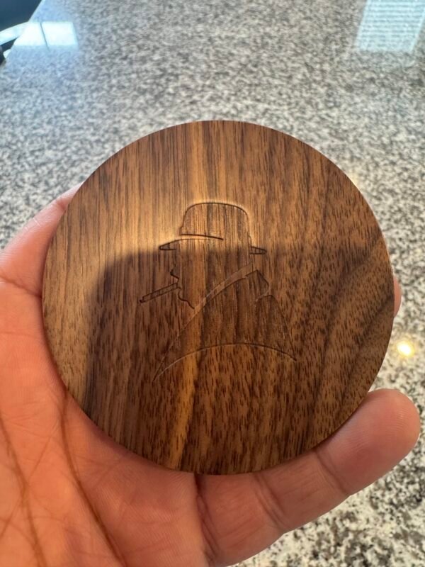 Davidoff Hourglass and Wooden Coaster Set - Image 3