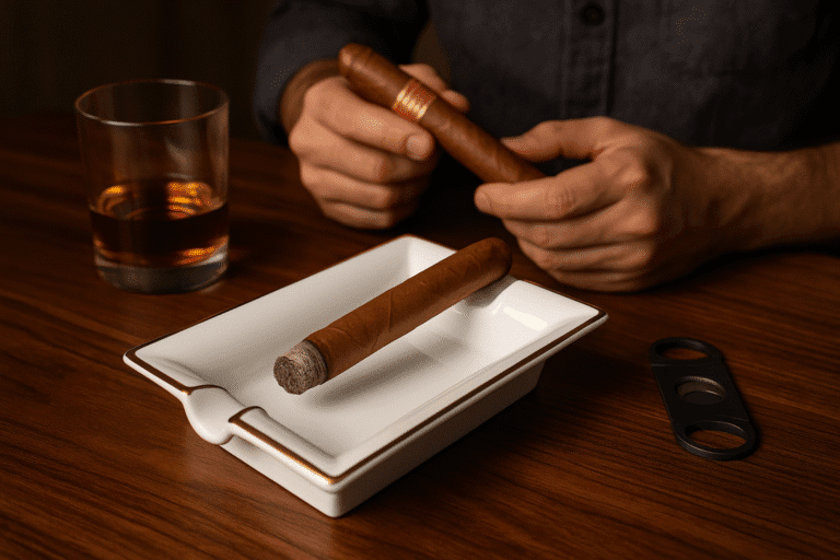 tabletop cigar ashtray