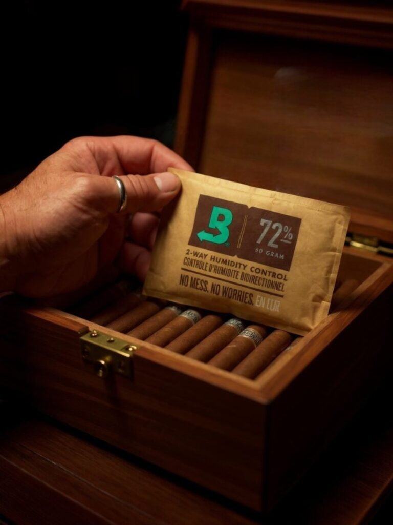 how to season a humidor with boveda pack