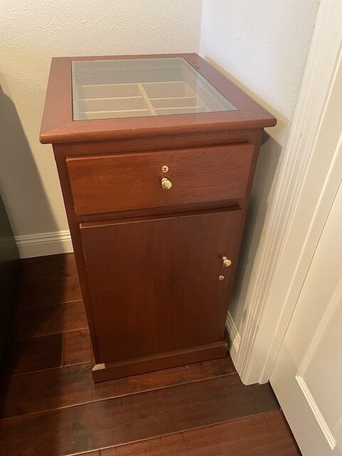 Glass Top, end table design